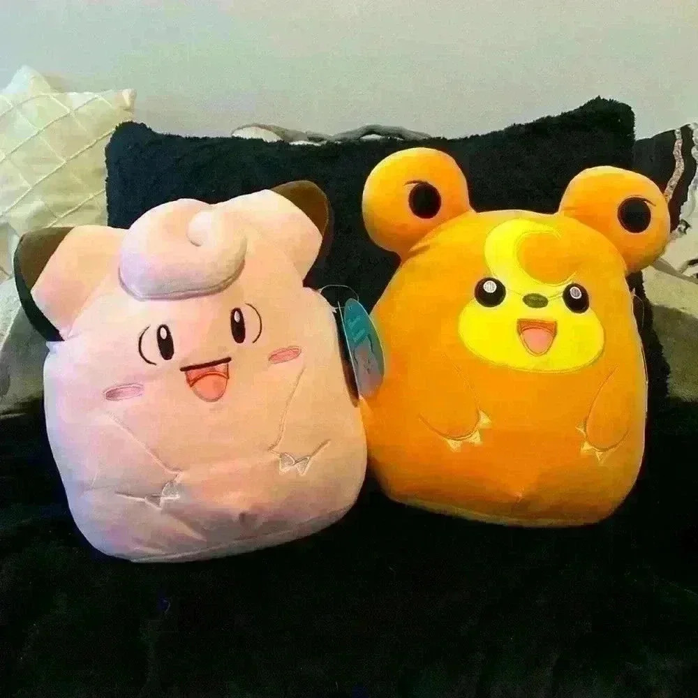 Squishmallow 10" Clefairy and Teddiursa 
Pokemon NWT